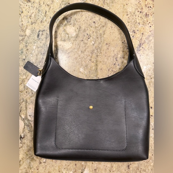 NWT Coach Black Brooklyn 28 Leather Shoulder Bag - Picture 10 of 11